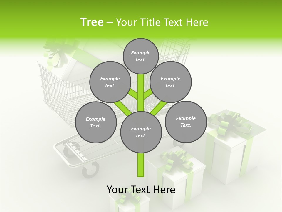 Box Pictogram Festive PowerPoint Template