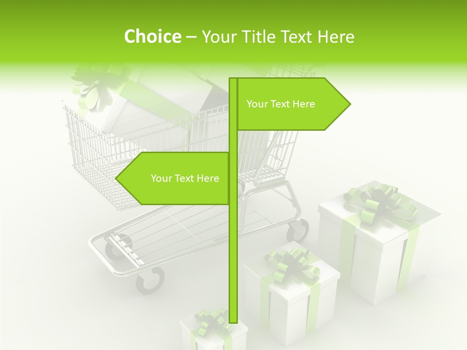 Box Pictogram Festive PowerPoint Template