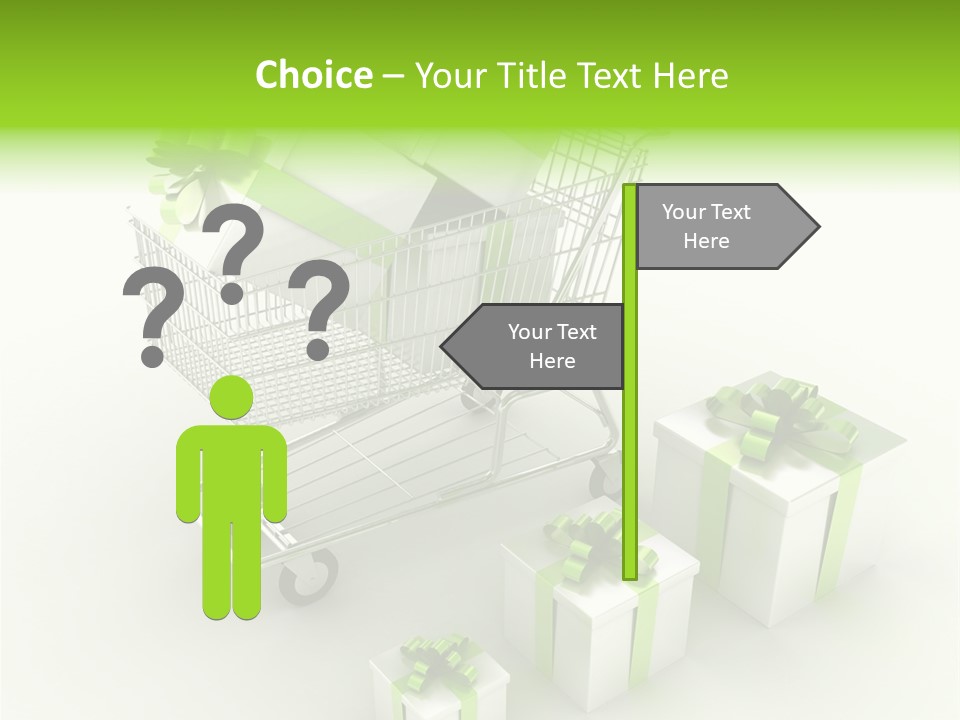 Box Pictogram Festive PowerPoint Template