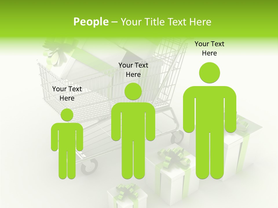 Box Pictogram Festive PowerPoint Template