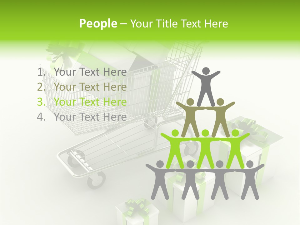 Box Pictogram Festive PowerPoint Template