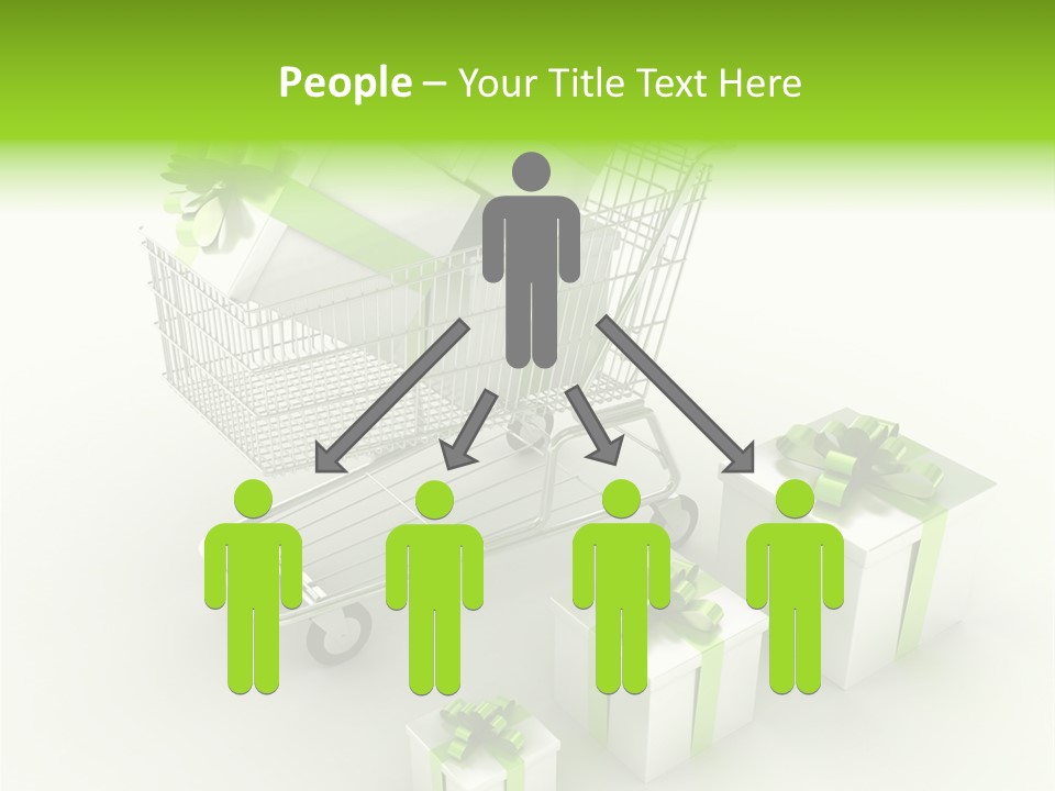 Box Pictogram Festive PowerPoint Template