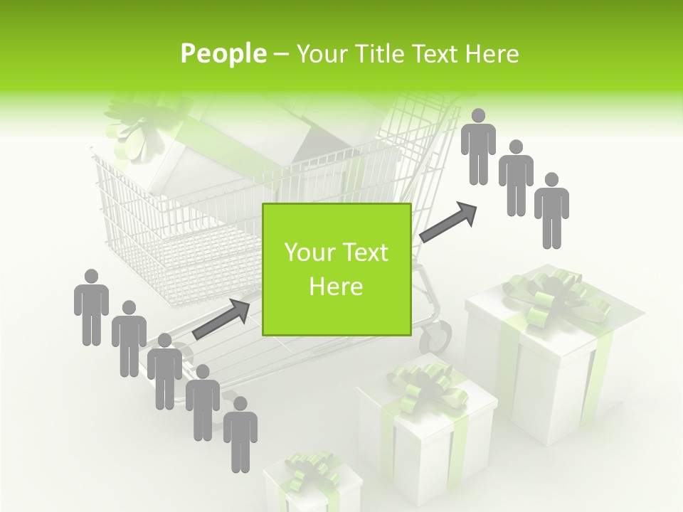 Box Pictogram Festive PowerPoint Template