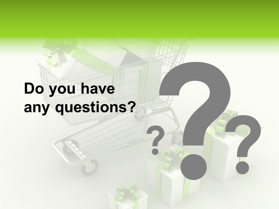 Box Pictogram Festive PowerPoint Template