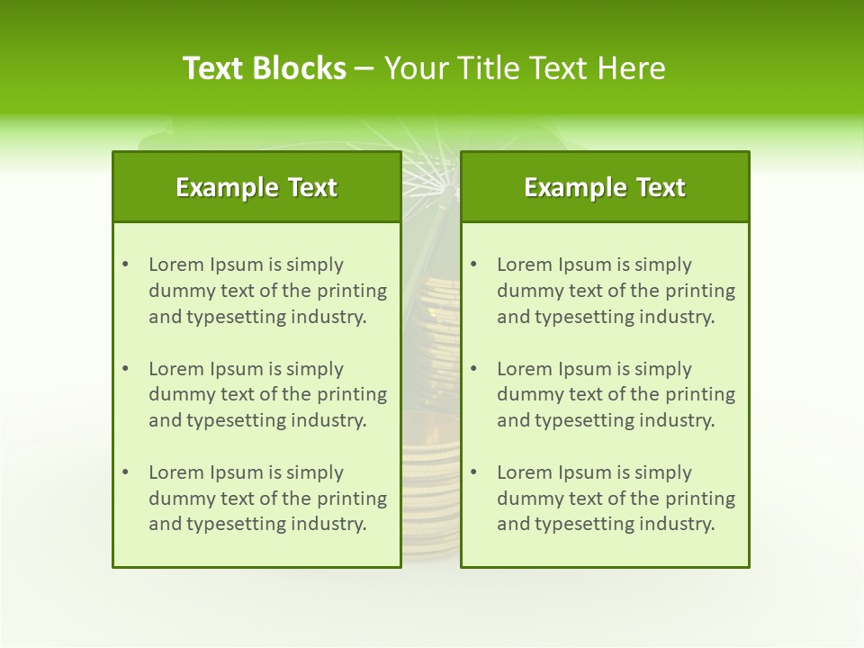 Stability Growth Tax PowerPoint Template