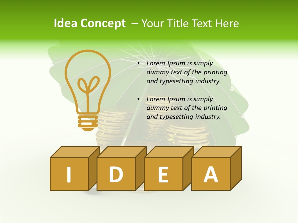 Stability Growth Tax PowerPoint Template