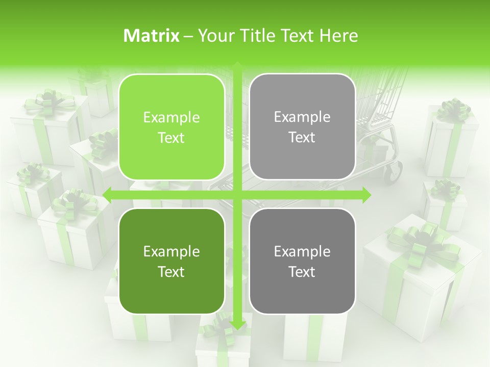 Gift Package Abstract PowerPoint Template