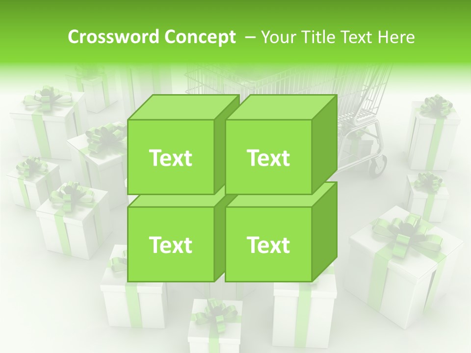 Gift Package Abstract PowerPoint Template