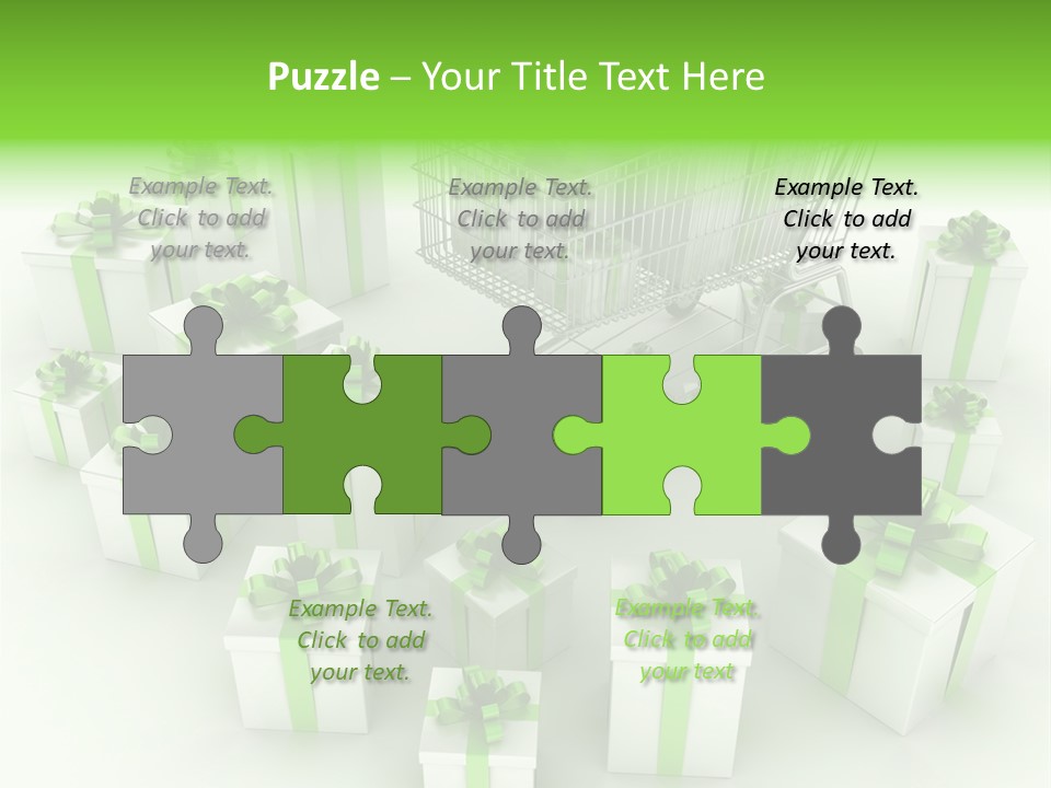 Gift Package Abstract PowerPoint Template