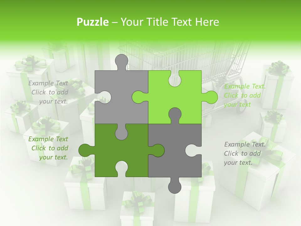 Gift Package Abstract PowerPoint Template