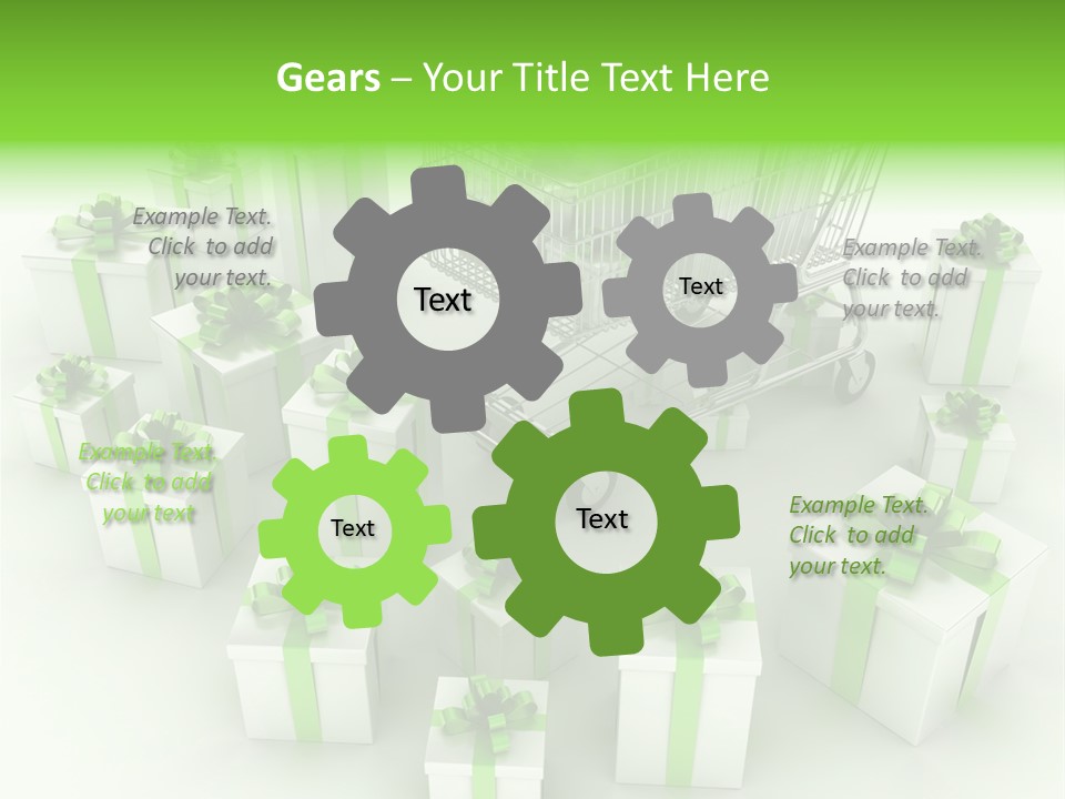 Gift Package Abstract PowerPoint Template