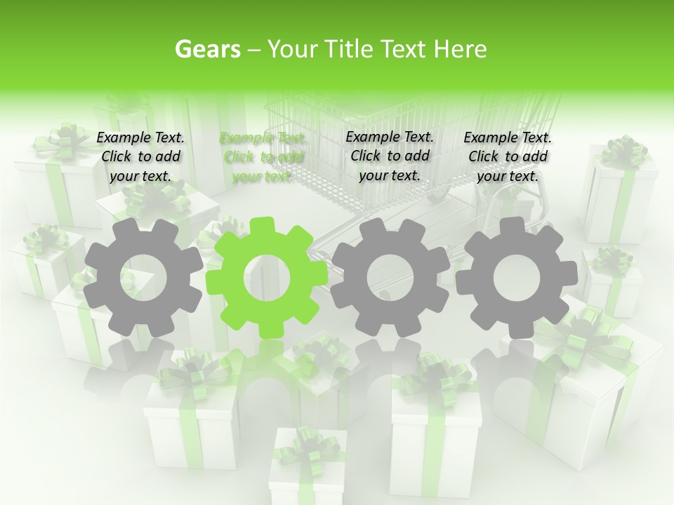 Gift Package Abstract PowerPoint Template