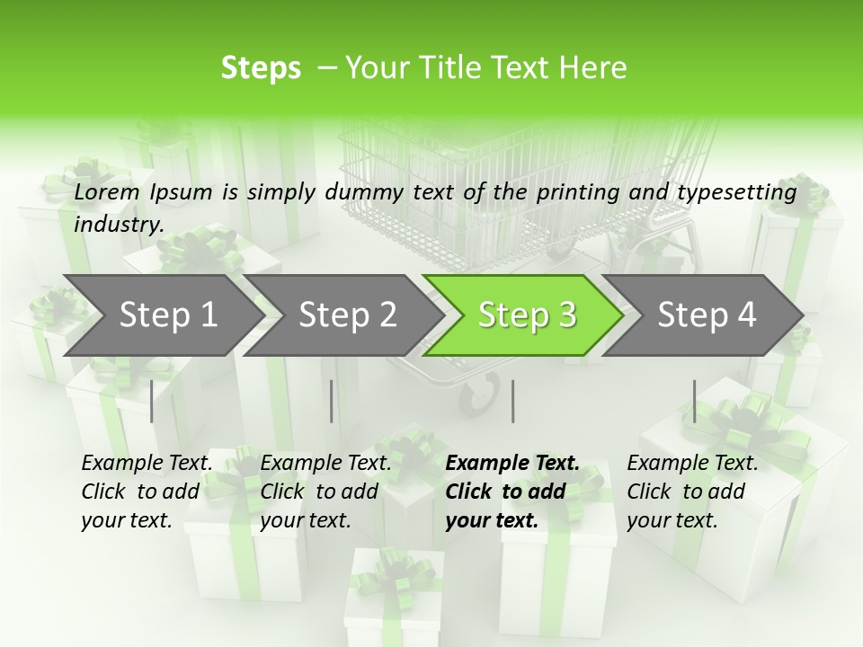 Gift Package Abstract PowerPoint Template