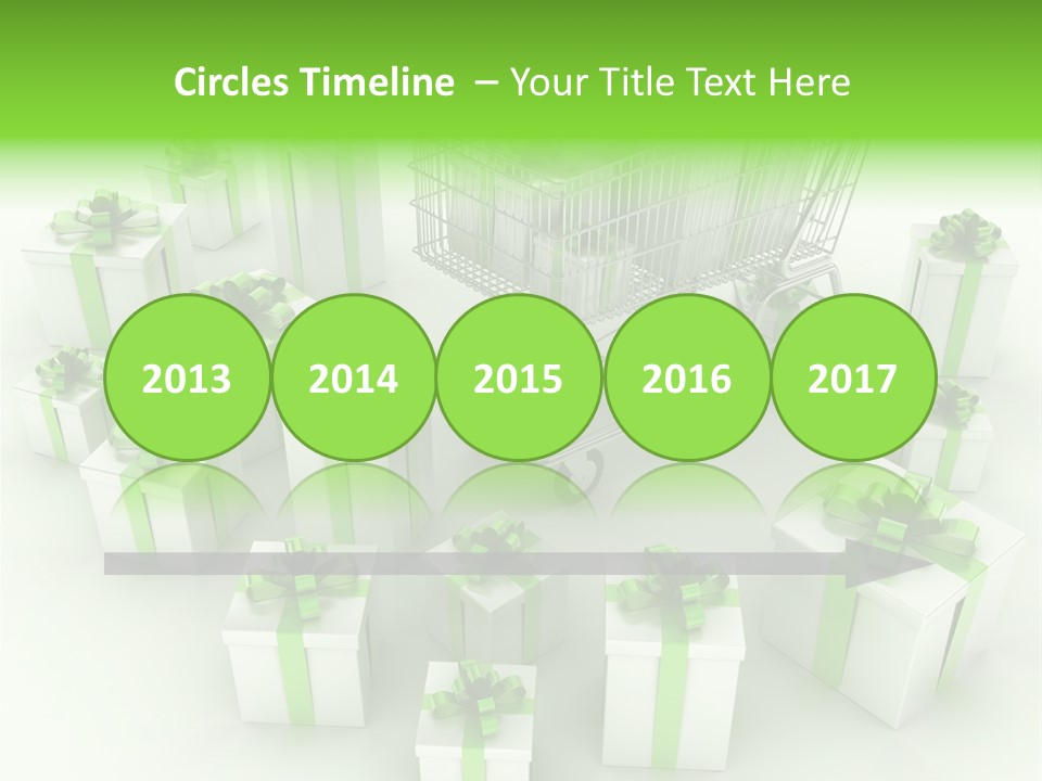 Gift Package Abstract PowerPoint Template