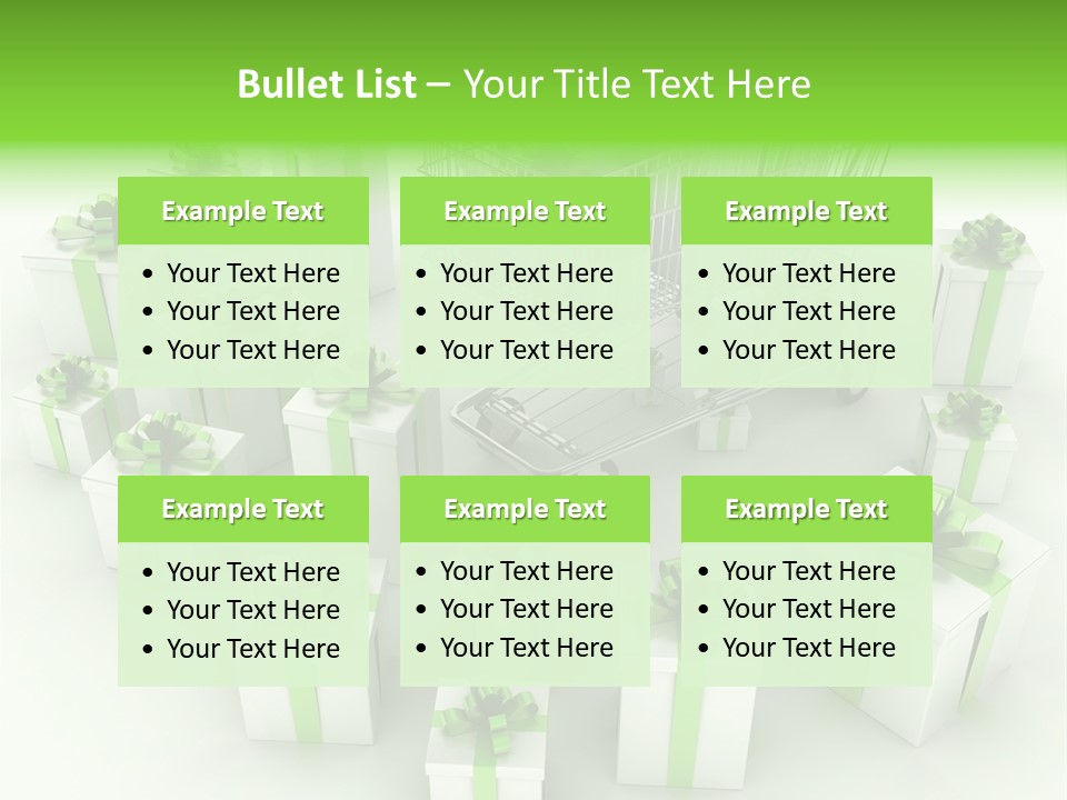 Gift Package Abstract PowerPoint Template