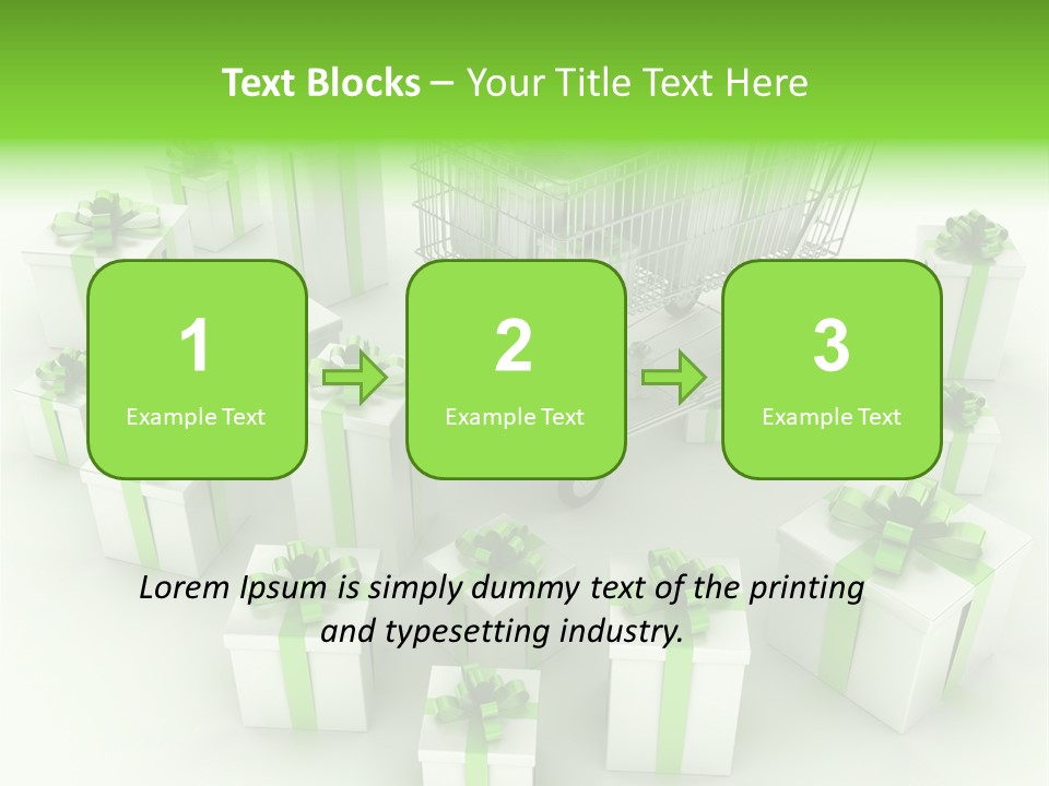 Gift Package Abstract PowerPoint Template