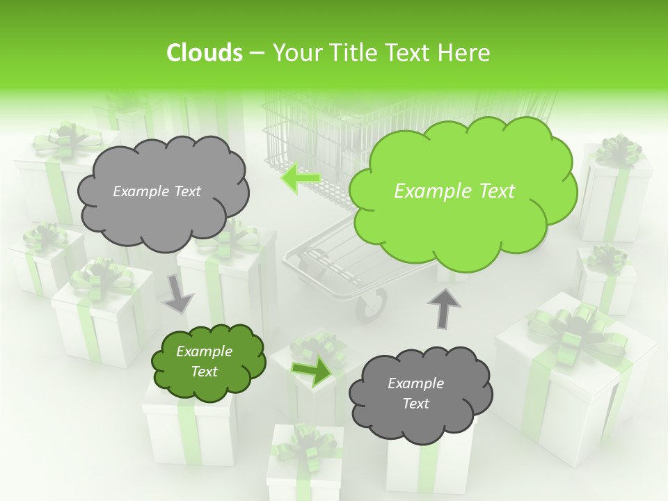 Gift Package Abstract PowerPoint Template
