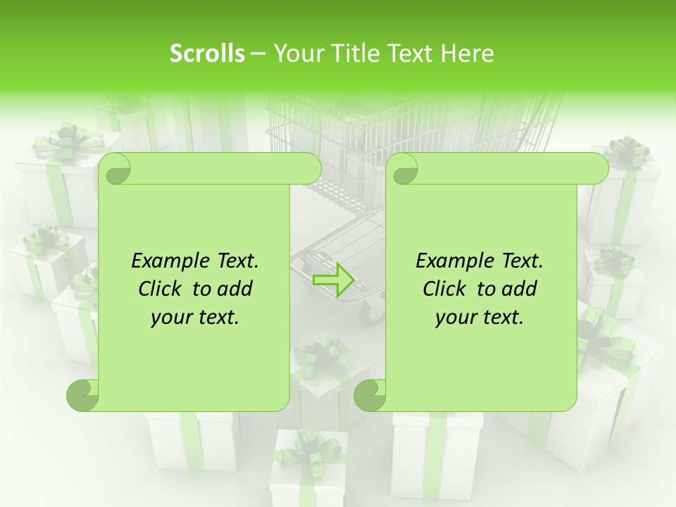 Gift Package Abstract PowerPoint Template