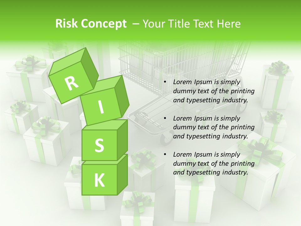 Gift Package Abstract PowerPoint Template