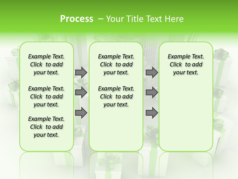 Gift Package Abstract PowerPoint Template