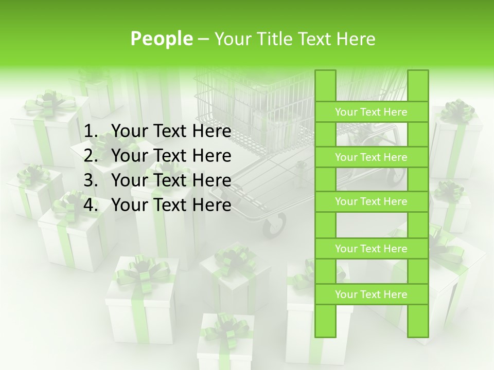 Gift Package Abstract PowerPoint Template