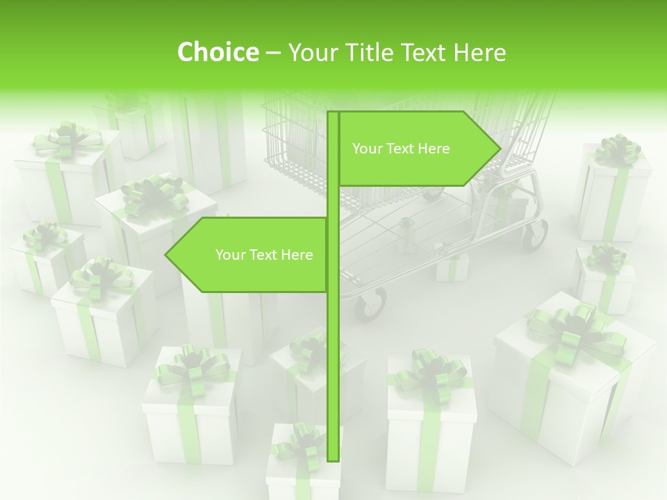 Gift Package Abstract PowerPoint Template