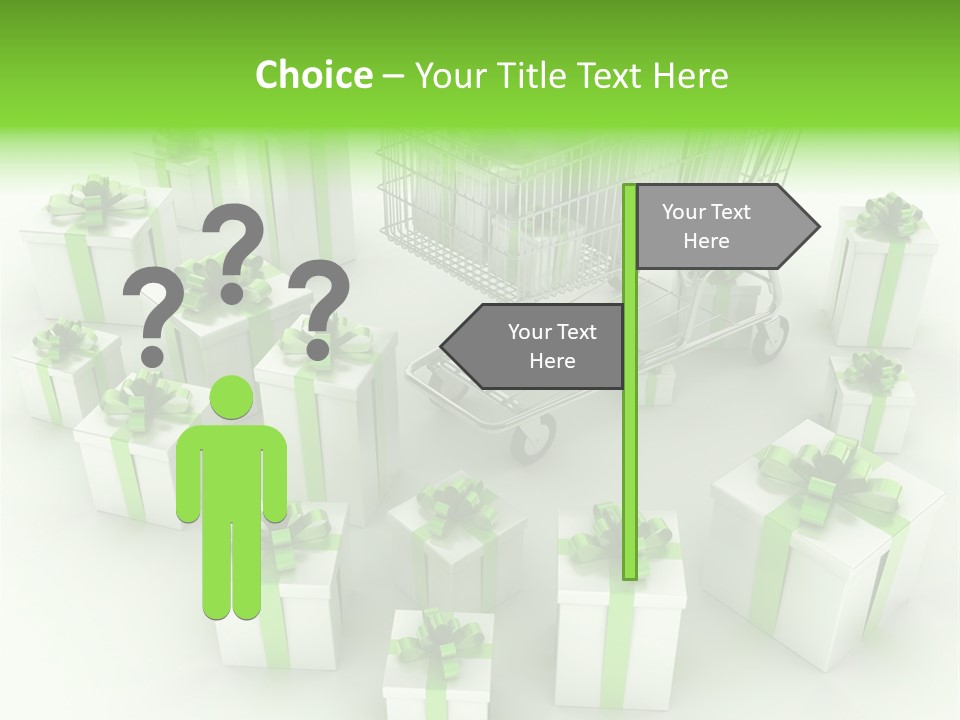 Gift Package Abstract PowerPoint Template