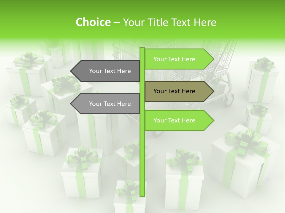 Gift Package Abstract PowerPoint Template