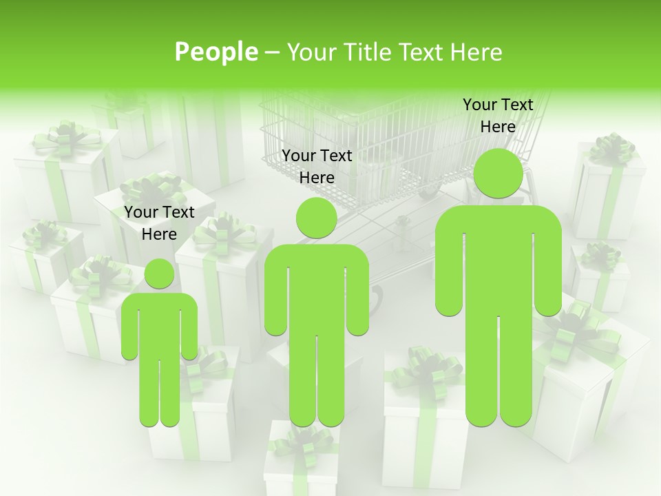 Gift Package Abstract PowerPoint Template