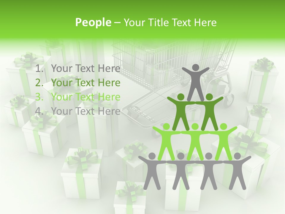 Gift Package Abstract PowerPoint Template