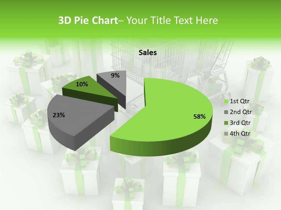 Gift Package Abstract PowerPoint Template