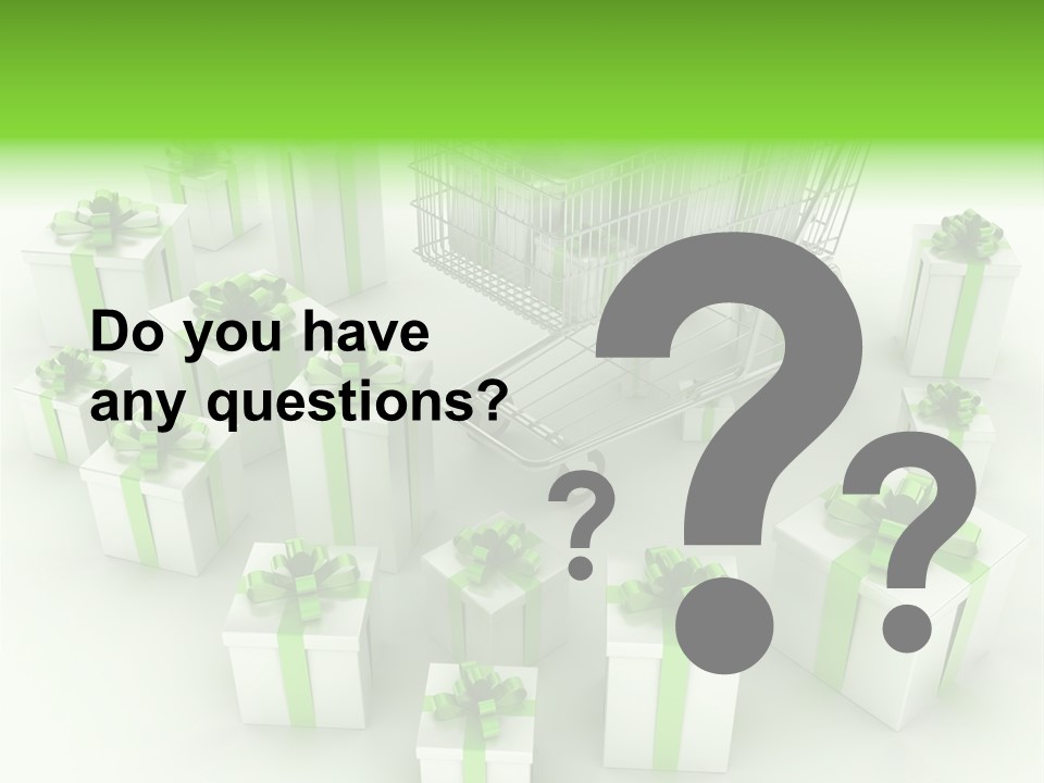 Gift Package Abstract PowerPoint Template