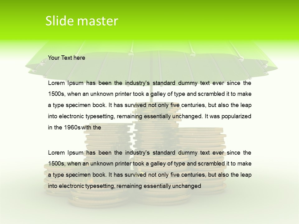 Finance Idea Stock PowerPoint Template