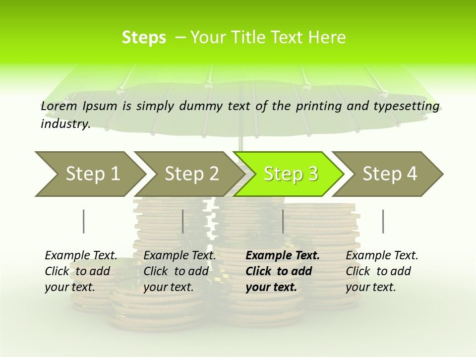 Finance Idea Stock PowerPoint Template