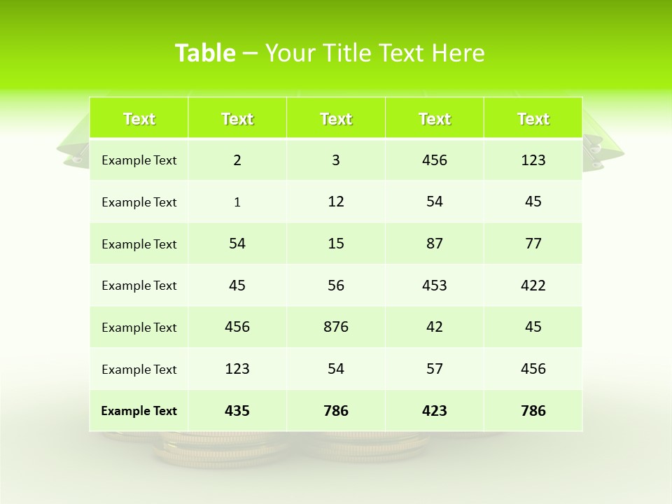 Finance Idea Stock PowerPoint Template