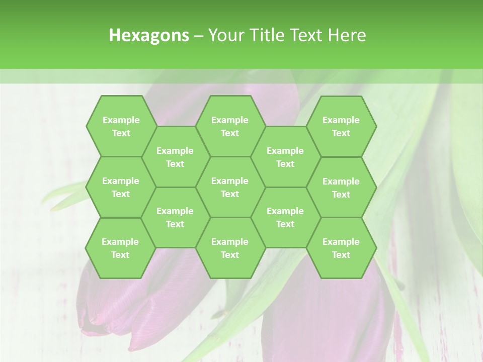 Strau Karte Tulpen PowerPoint Template