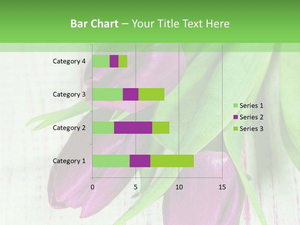 Strau Karte Tulpen PowerPoint Template