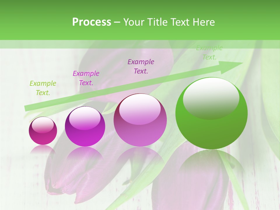 Strau Karte Tulpen PowerPoint Template