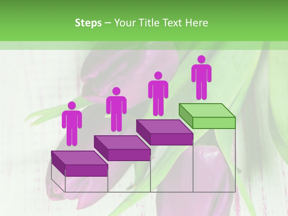 Strau Karte Tulpen PowerPoint Template