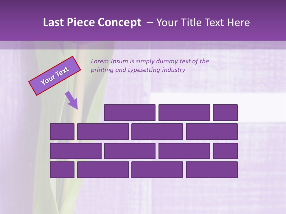 Gutschein Tulpen Blumenstrau PowerPoint Template