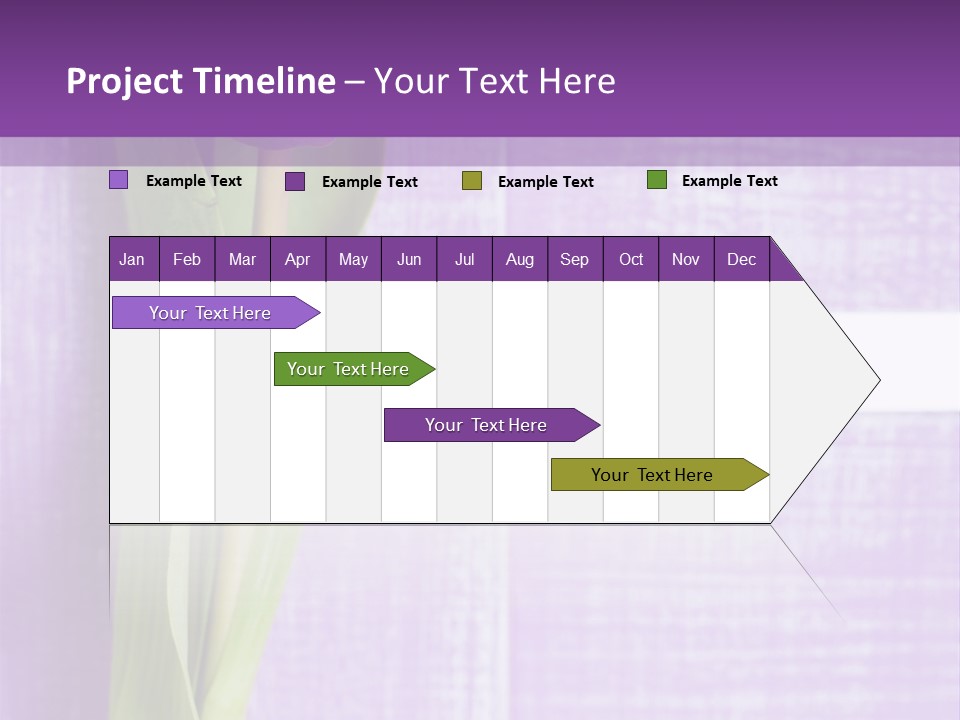 Gutschein Tulpen Blumenstrau PowerPoint Template