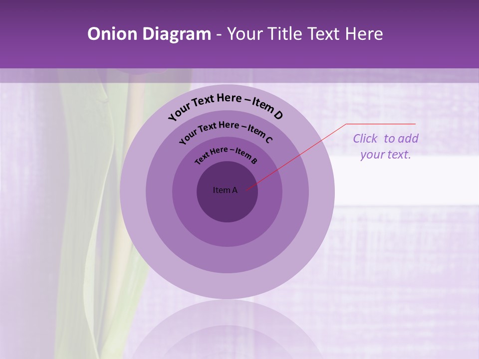 Gutschein Tulpen Blumenstrau PowerPoint Template