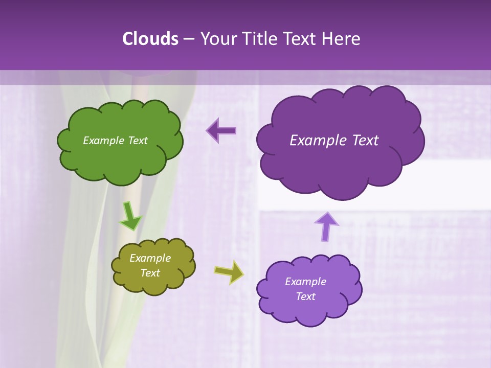Gutschein Tulpen Blumenstrau PowerPoint Template
