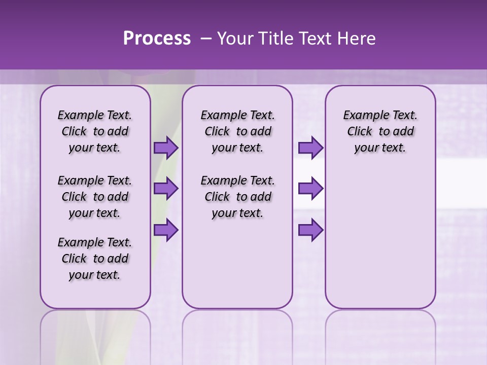 Gutschein Tulpen Blumenstrau PowerPoint Template