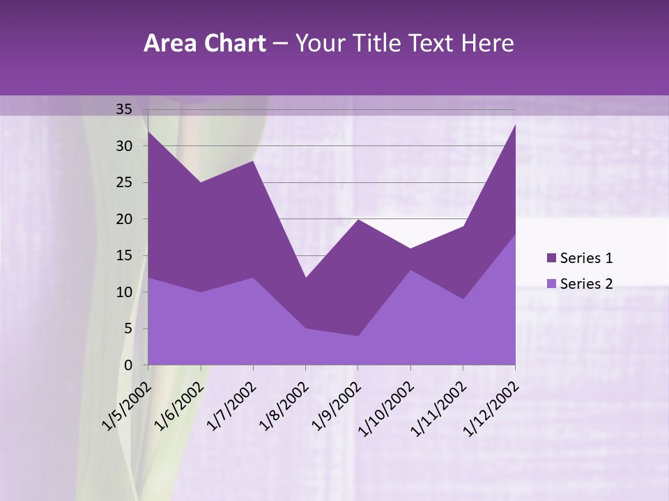 Gutschein Tulpen Blumenstrau PowerPoint Template