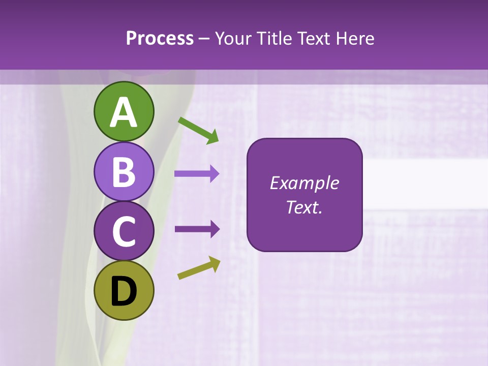 Gutschein Tulpen Blumenstrau PowerPoint Template