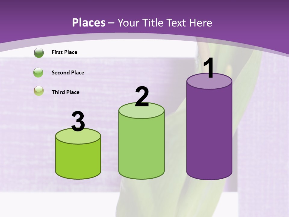 Textfreiraum Tulpe Garten PowerPoint Template