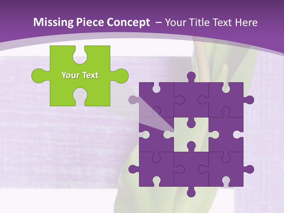 Textfreiraum Tulpe Garten PowerPoint Template