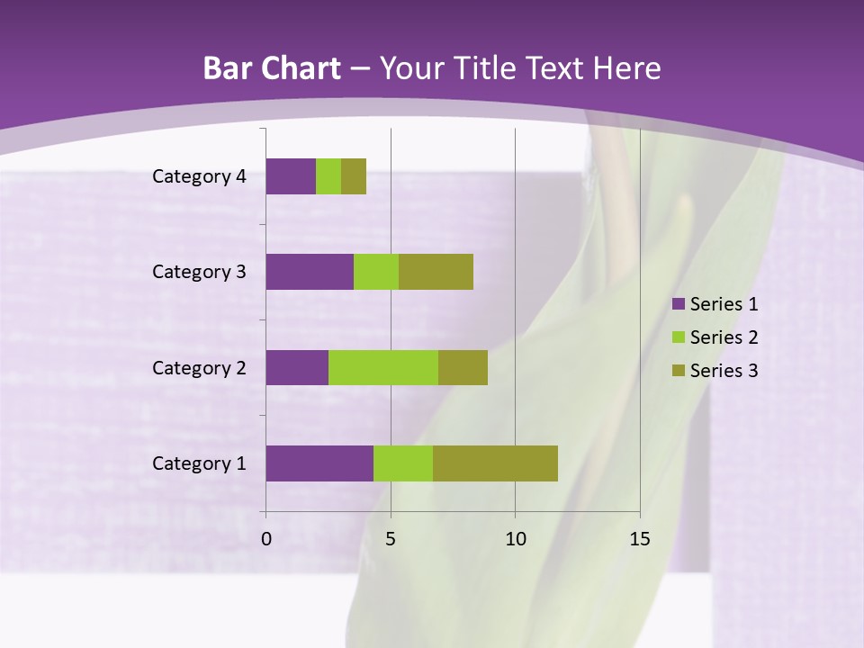 Textfreiraum Tulpe Garten PowerPoint Template