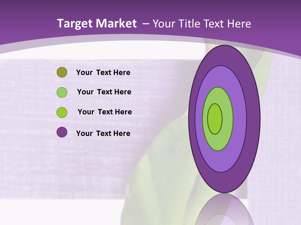 Textfreiraum Tulpe Garten PowerPoint Template